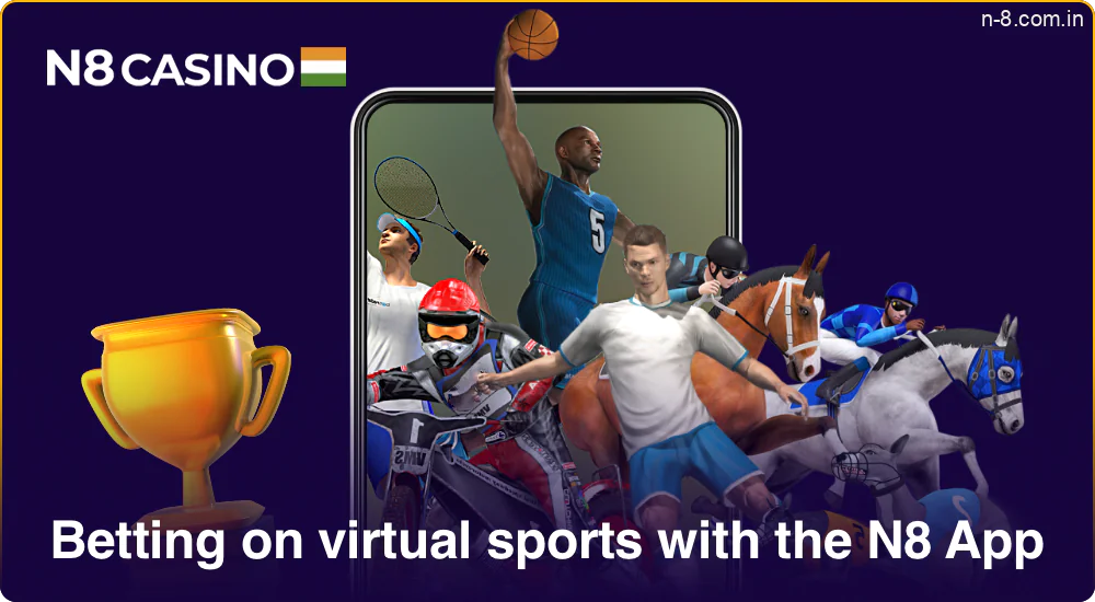 Placing bets on virtual sports with the N8 App