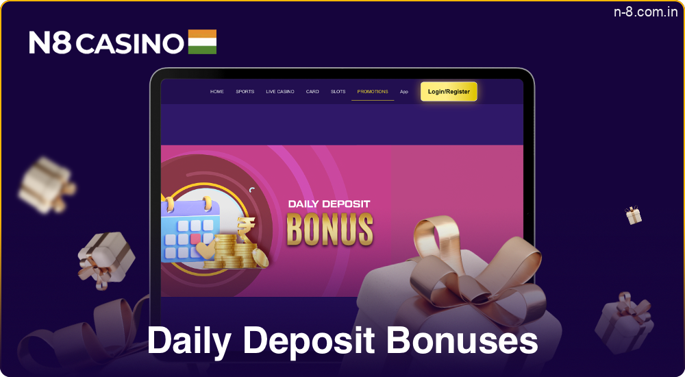 Daily Deposit Bonuses for Regular Players at N8 Casino