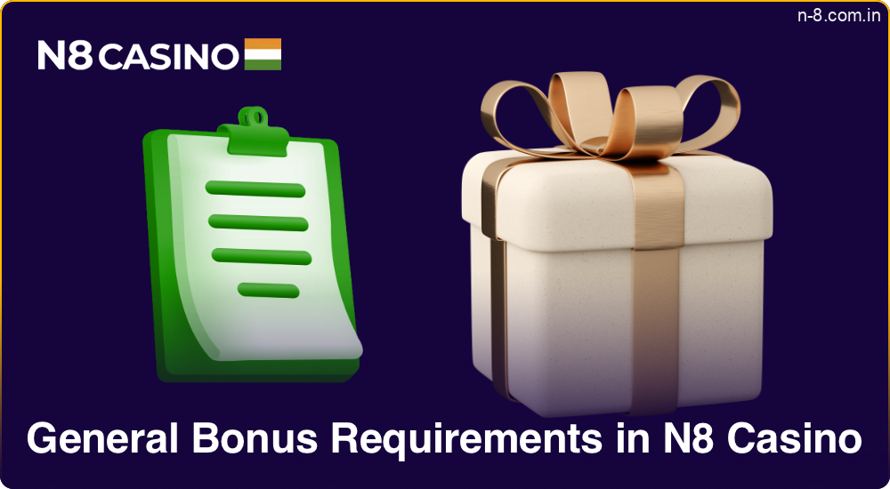 N8 Casino Bonus Terms and Conditions