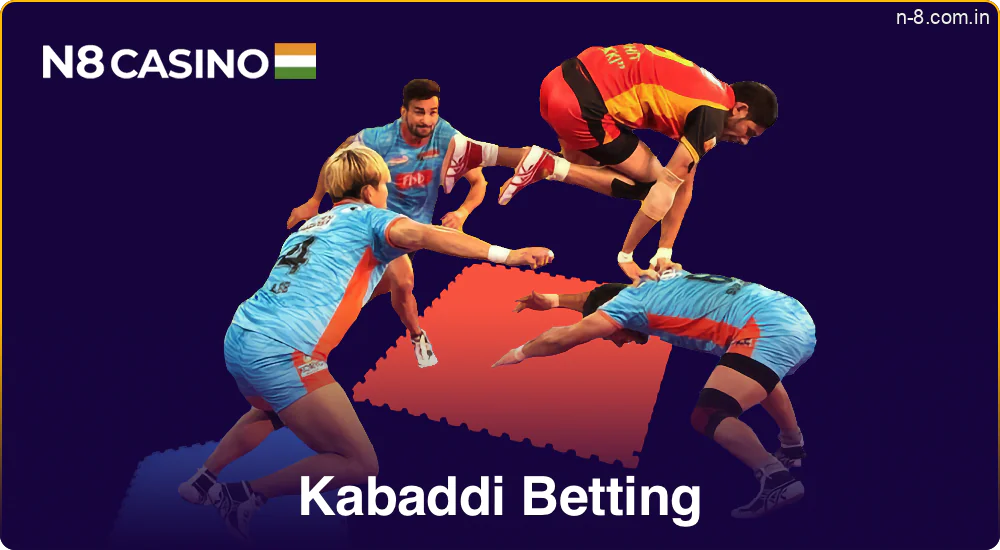 Kabaddi Betting at N8 Casino