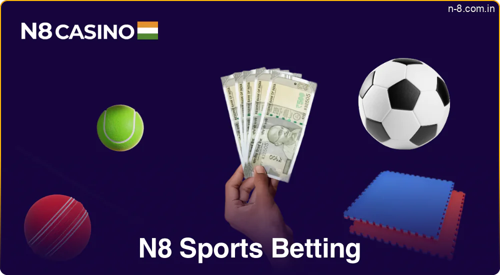 N8 users from India can bet on popular sports