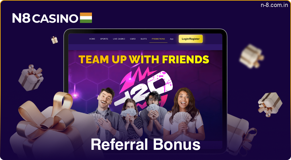 Earn Rewards with N8 Casino’s Referral Program
