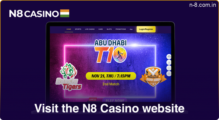 N8 India - Official Site for Sports Betting and Casino. Bonus Up to ₹10,000